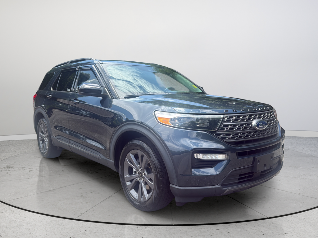 Blue Metallic 2023 Ford Explorer SUV / Crossover Rear-Wheel Drive Automatic