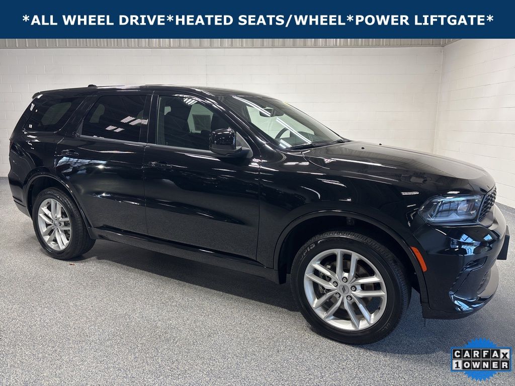 DB Black Crystal Clearcoat 2024 Dodge Durango GT AWD SUV / Crossover All-Wheel Drive 8-Speed Automatic