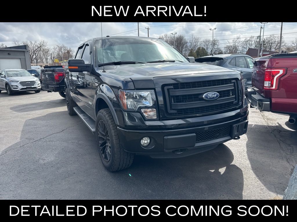 Black 2014 Ford F-150 FX4 SuperCrew 4WD Pickup Truck Four-Wheel Drive 6-Speed Automatic