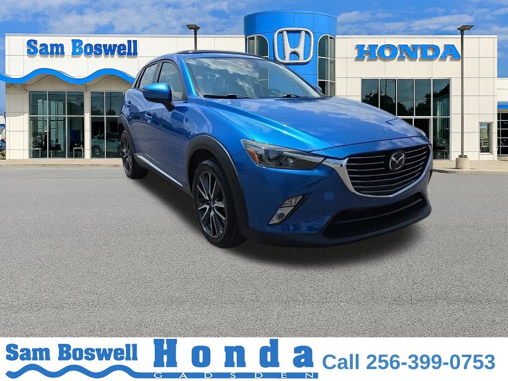 Dynamic Blue Mica 2017 Mazda CX-3 Grand Touring AWD SUV / Crossover All-Wheel Drive 6-Speed Automatic
