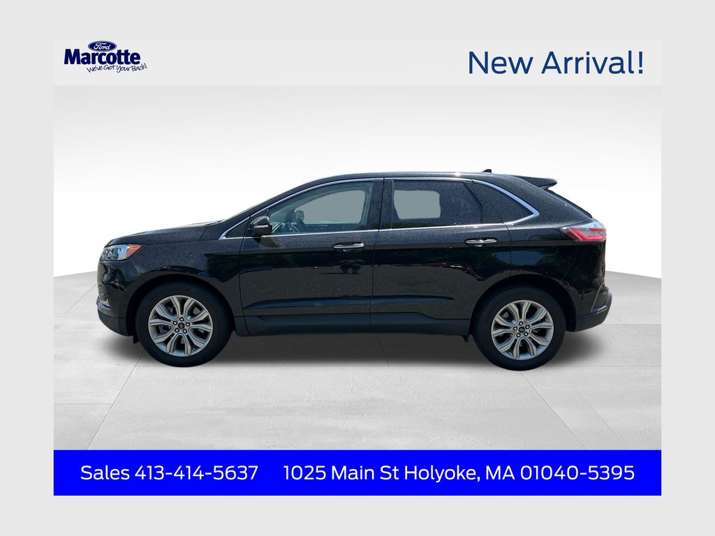 Black Metallic 2023 Ford Edge SUV / Crossover All-Wheel Drive 8-Speed Automatic