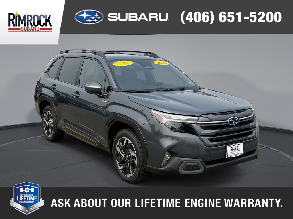 Magnetite Gray Metallic 2025 Subaru Forester Hybrid SUV / Crossover All-Wheel Drive Continuously Variable Transmission