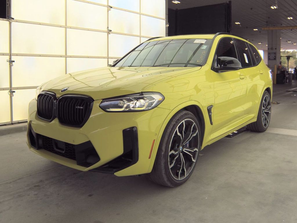 Yellow 2022 BMW X3 M AWD SUV / Crossover All-Wheel Drive 8-Speed Automatic