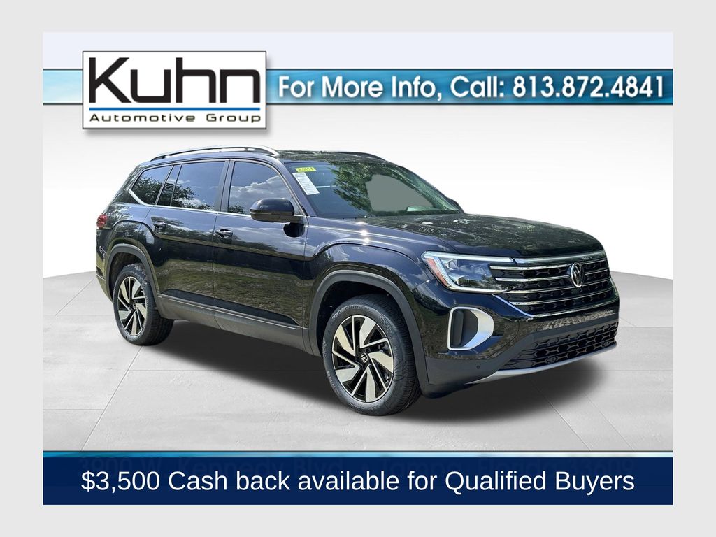 Deep Black Pearl 2026 Volkswagen Atlas SUV / Crossover Front-Wheel Drive 8-Speed Automatic