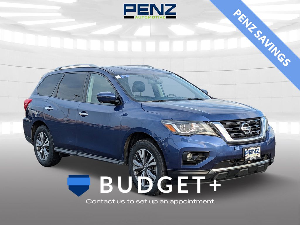 Caspian Blue Metallic 2020 Nissan Pathfinder SL 4WD SUV / Crossover Four-Wheel Drive Continuously Variable Transmission