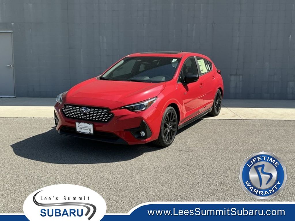 Pure Red 2026 Subaru Impreza RS AWD Wagon All-Wheel Drive Continuously Variable Transmission