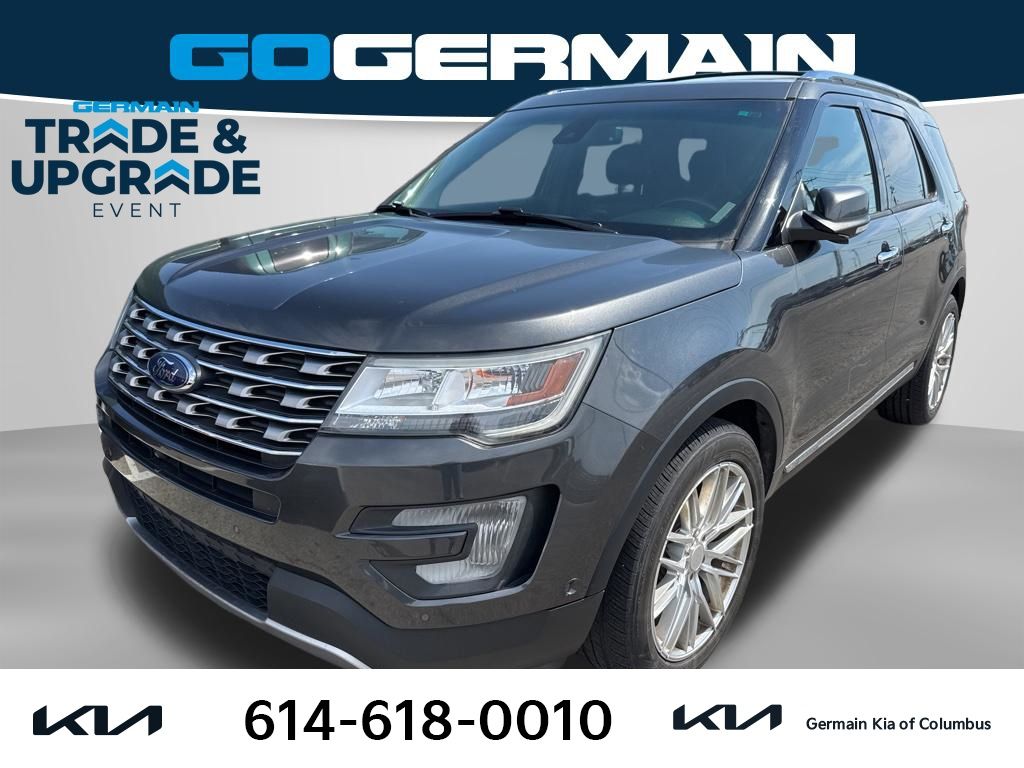 Gray (Magnetic) 2017 Ford Explorer Limited SUV / Crossover Front-Wheel Drive 6-Speed Automatic
