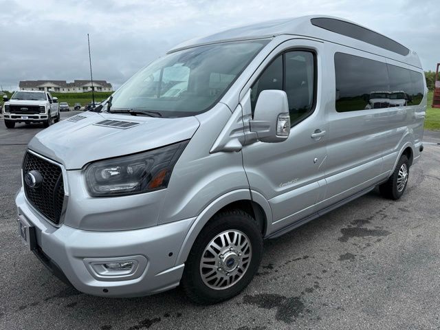 Ingot Silver 2024 Ford Transit Cargo Van All-Wheel Drive
