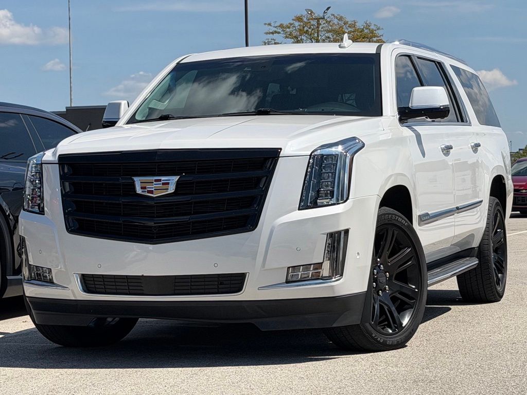 Crystal White Tricoat 2019 Cadillac Escalade ESV SUV / Crossover Four-Wheel Drive