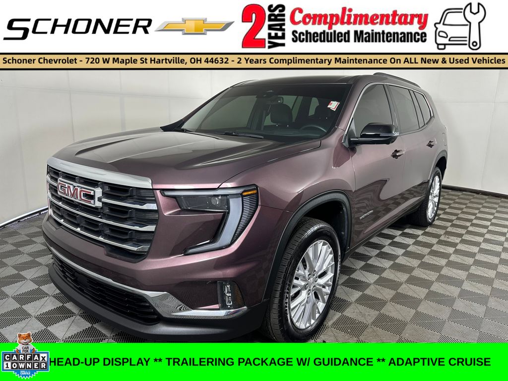 Crystal Metallic 2024 GMC Acadia SUV / Crossover Front-Wheel Drive 8-Speed Automatic