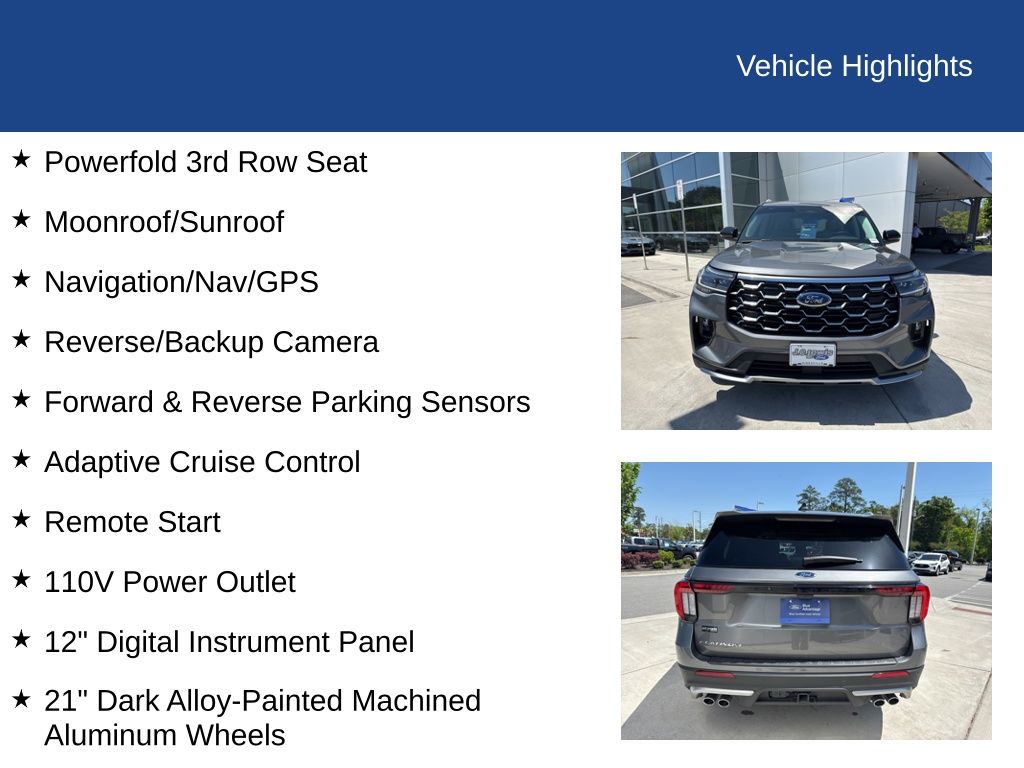 2025 Ford Explorer Platinum