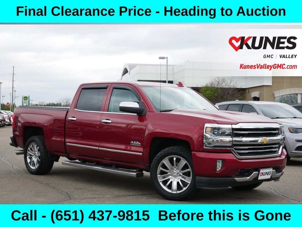 Cajun Red Tintcoat 2018 Chevrolet Silverado 1500 Pickup Truck Four-Wheel Drive 8-Speed Automatic Overdrive