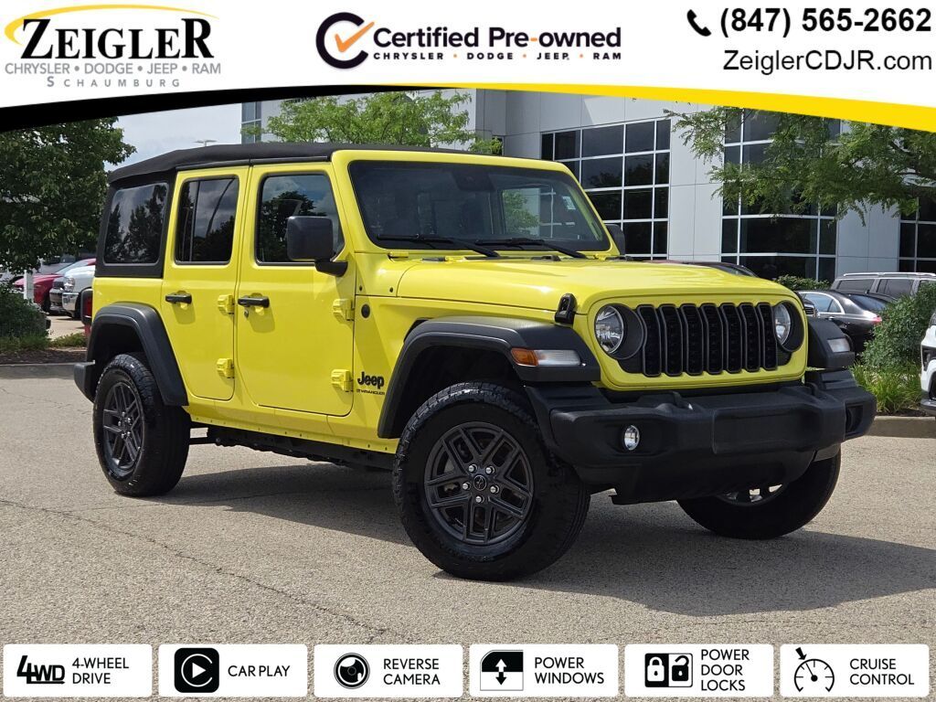 High Velocity Clearcoat 2024 Jeep Wrangler SUV / Crossover Four-Wheel Drive 8-Speed Automatic