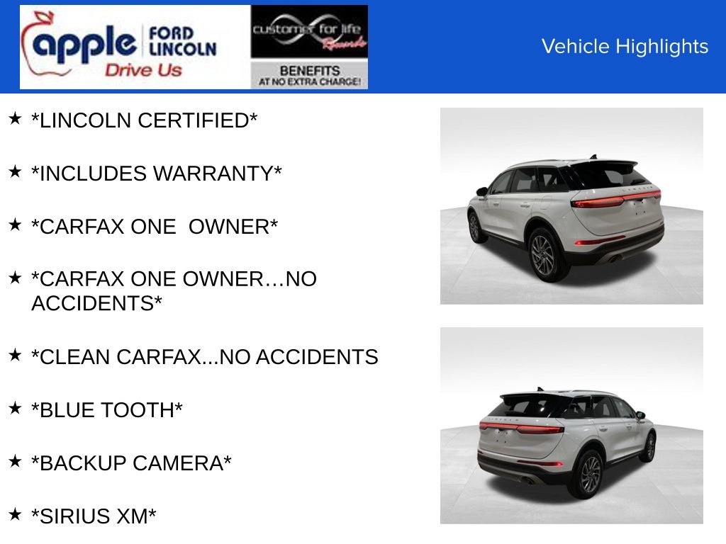 2022 Lincoln Corsair Standard