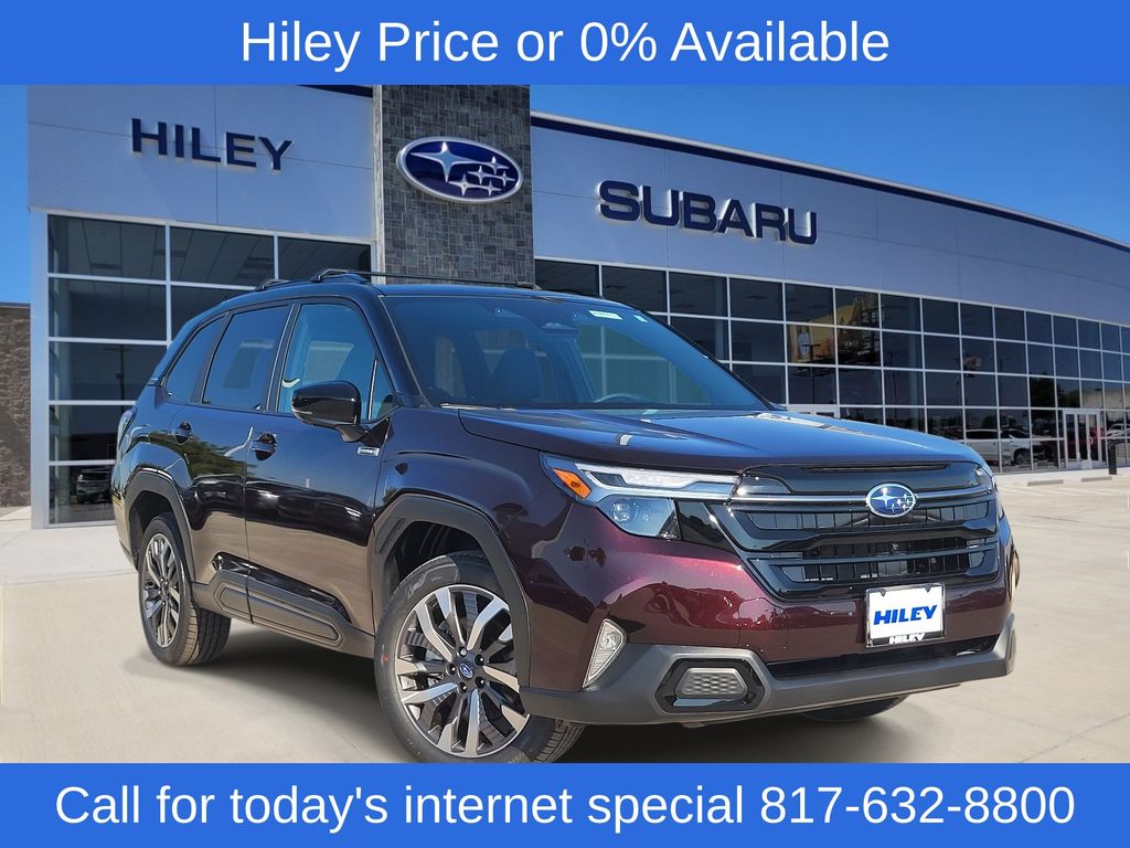 Dark Mahogany Pearl 2026 Subaru Forester Hybrid SUV / Crossover All-Wheel Drive Continuously Variable Transmission
