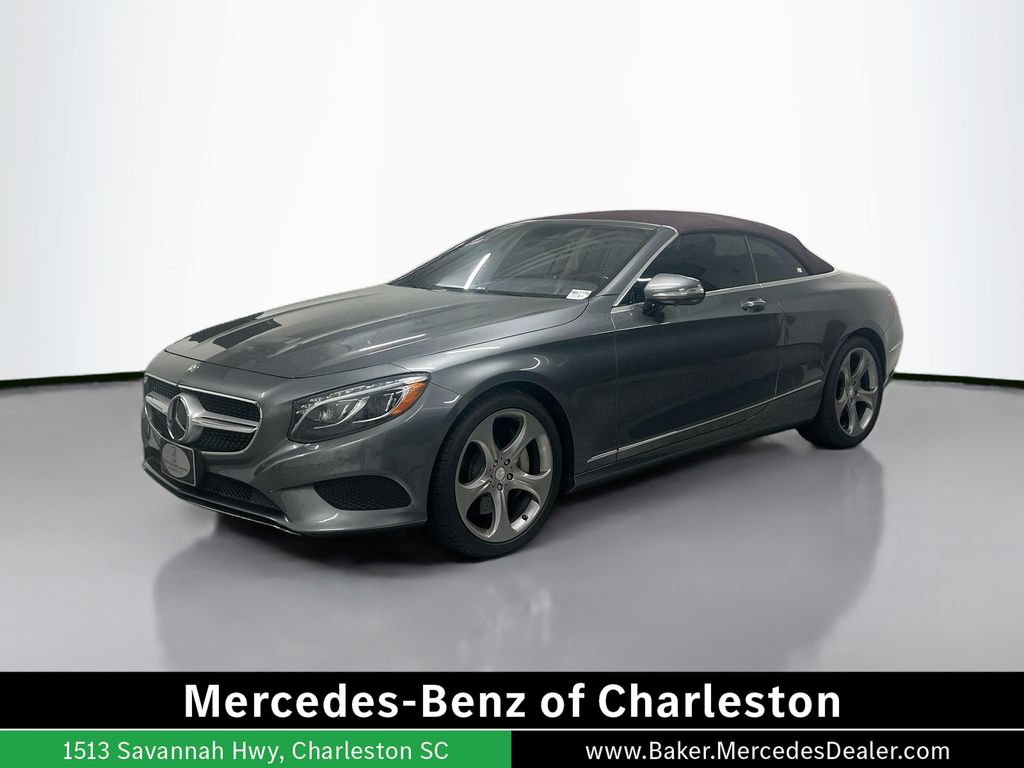 Selenite Gray Metallic 2017 Mercedes-Benz S-Class Convertible Rear-Wheel Drive 9-Speed Automatic
