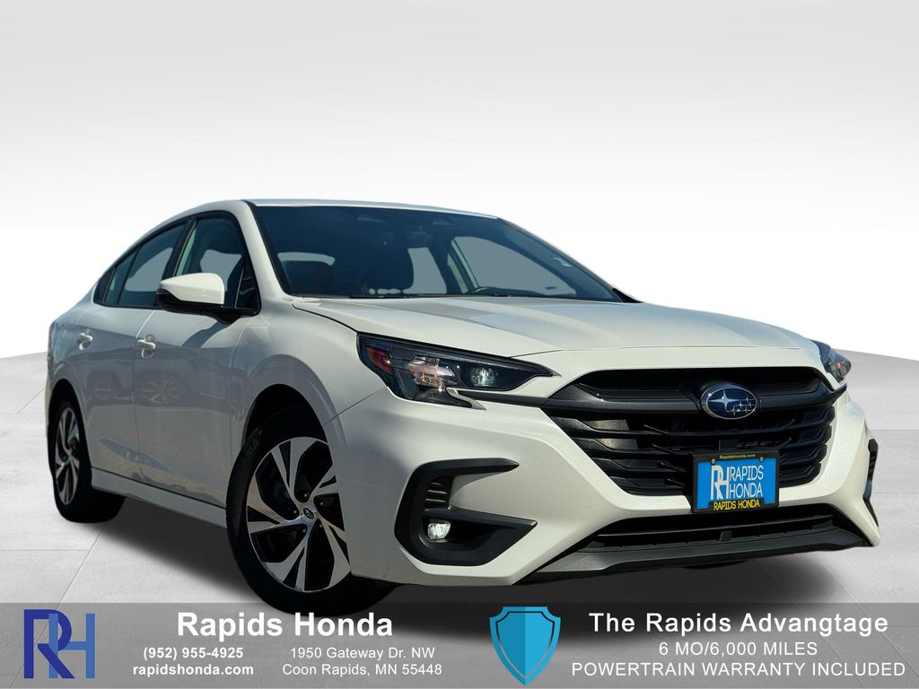 Crystal White Pearl 2024 Subaru Legacy Sedan All-Wheel Drive Continuously Variable Transmission