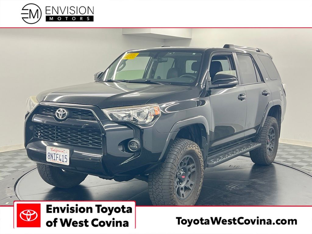 Midnight Black Metallic 2019 Toyota 4Runner SUV / Crossover Four-Wheel Drive 5-Speed Automatic Overdrive