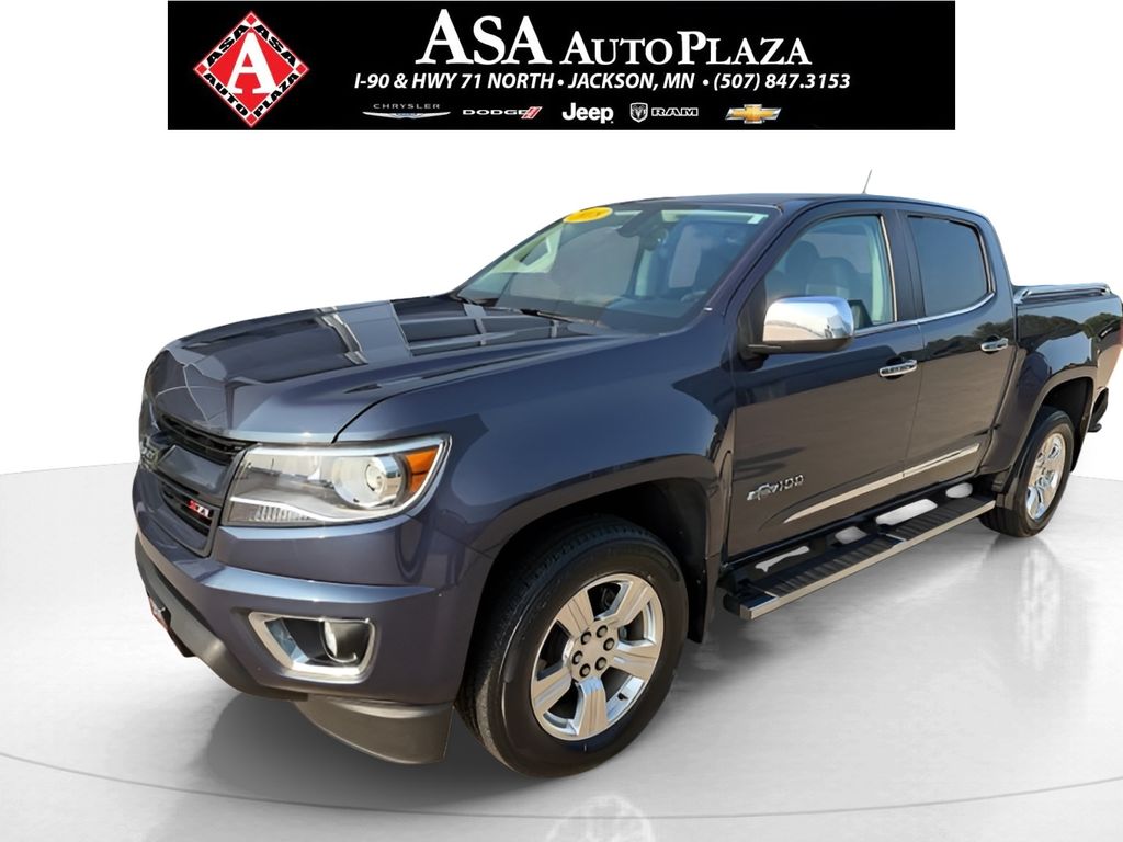 Centennial Blue Metallic 2018 Chevrolet Colorado Pickup Truck Four-Wheel Drive 8-Speed Automatic