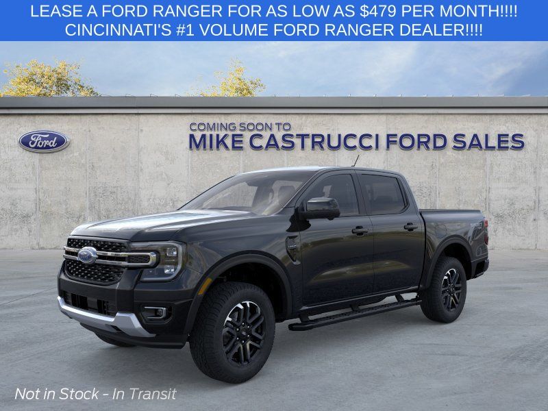 Shadow Black 2026 Ford Ranger Pickup Truck Four-Wheel Drive Automatic