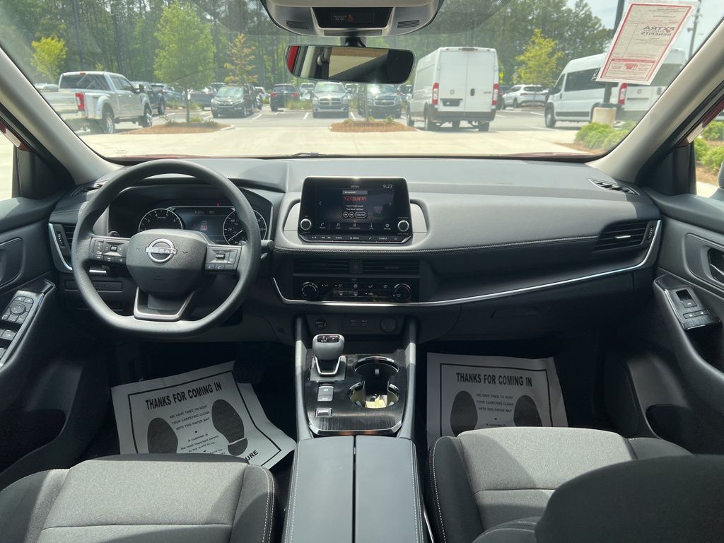 2025 Scarlet Ember Tintcoat Nissan Rogue S FWD SUV