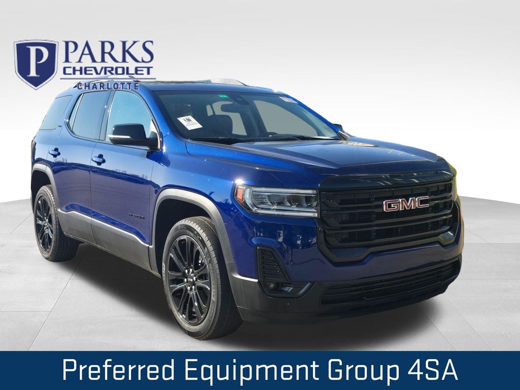 Blue Metallic 2023 GMC Acadia SUV / Crossover Front-Wheel Drive 9-Speed Automatic