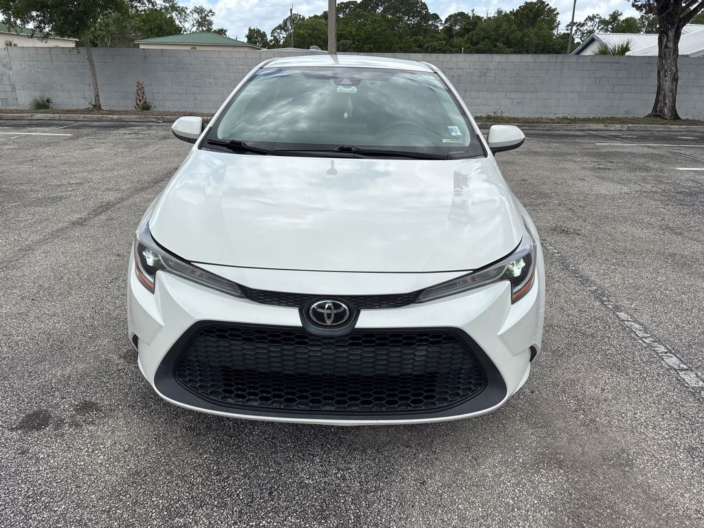 Super White 2020 Toyota Corolla LE FWD Sedan Front-Wheel Drive Continuously Variable Transmission