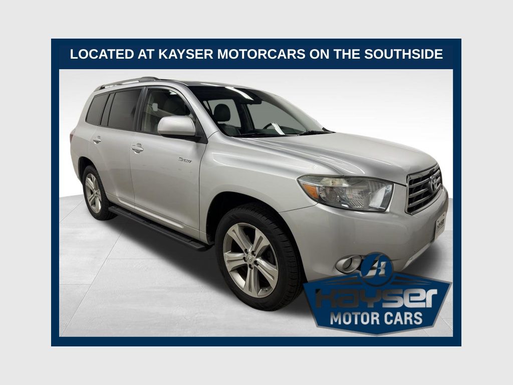 Silver 2009 Toyota Highlander Sport 4WD SUV / Crossover All-Wheel Drive 5-Speed Automatic Overdrive