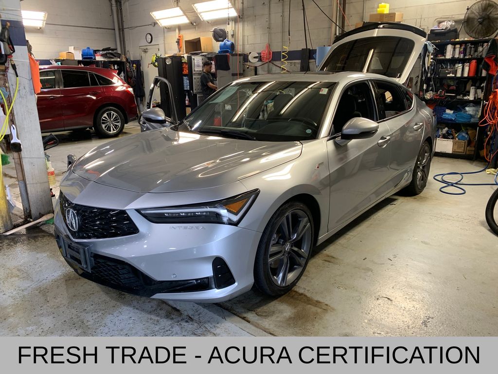Lunar Silver Metallic 2024 Acura Integra Sedan Front-Wheel Drive Continuously Variable Transmission