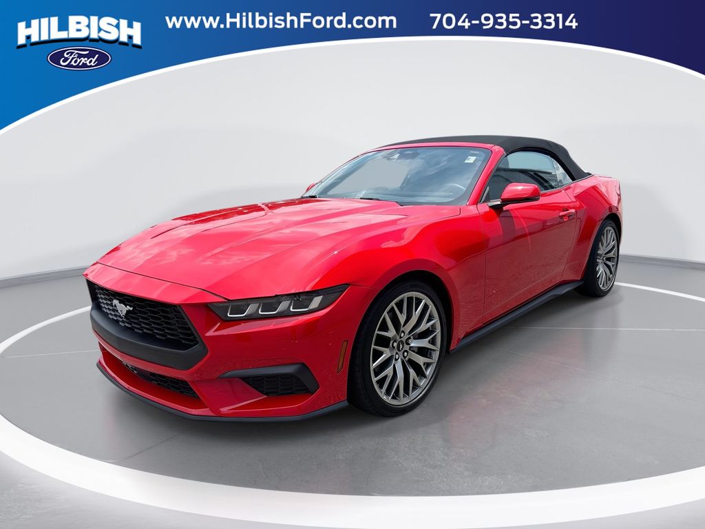Race Red 2024 Ford Mustang EcoBoost Premium Convertible RWD Convertible Rear-Wheel Drive Automatic