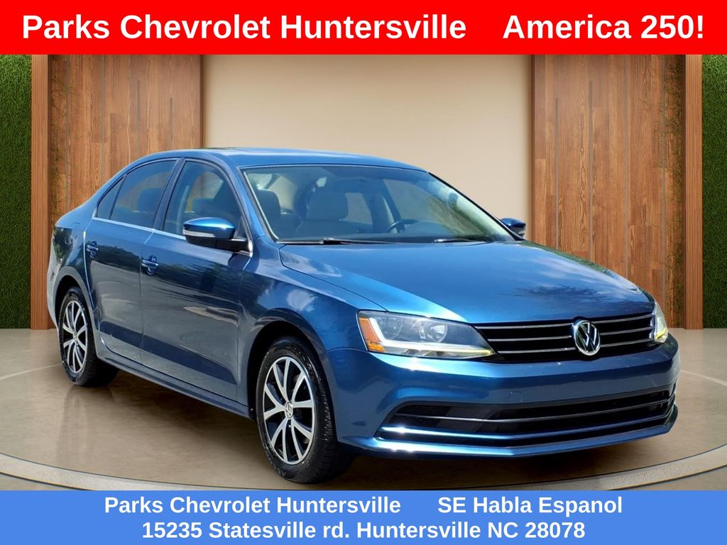Blue Metallic 2017 Volkswagen Jetta Sedan Front-Wheel Drive 6-Speed Automatic