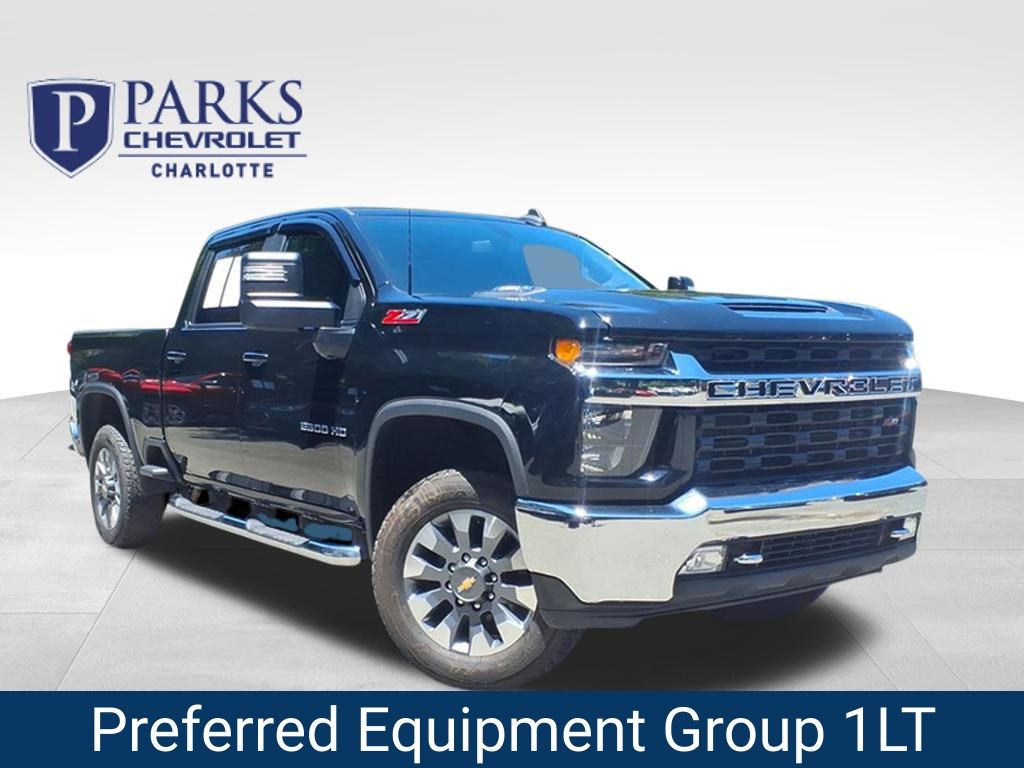 Black 2023 Chevrolet Silverado 2500HD LT Crew Cab 4WD Pickup Truck Four-Wheel Drive Automatic