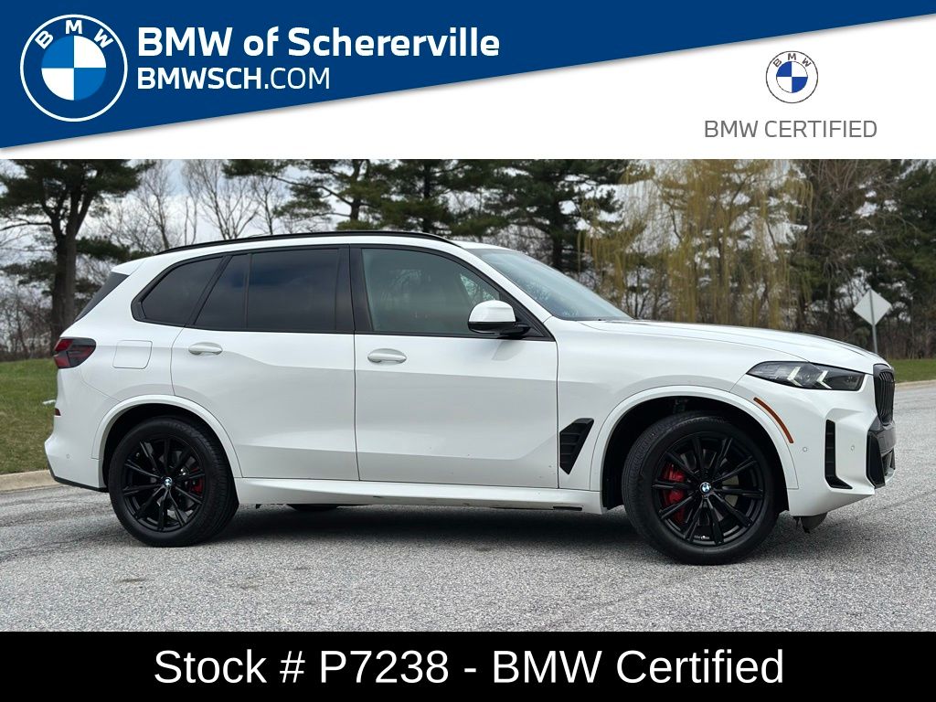Alpine White 2025 BMW X5 xDrive40i AWD SUV / Crossover All-Wheel Drive 8-Speed Automatic