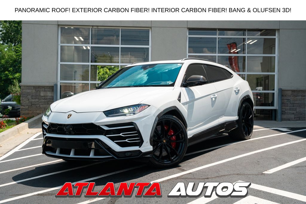 Bianco Icarus Metallic 2019 Lamborghini Urus SUV / Crossover All-Wheel Drive 8-Speed Automatic