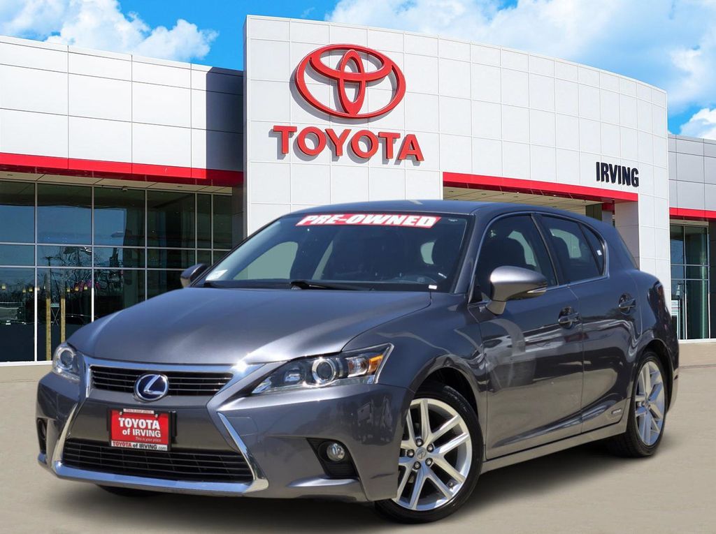 Nebula Gray Pearl 2017 Lexus CT Hybrid Wagon Front-Wheel Drive Continuously Variable Transmission