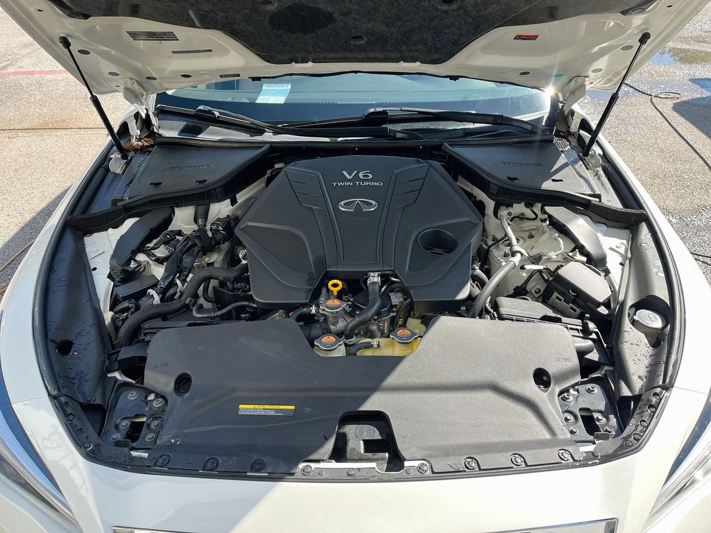 2022 INFINITI Q50 LUXE White at AutoSavvy Houston Northwest