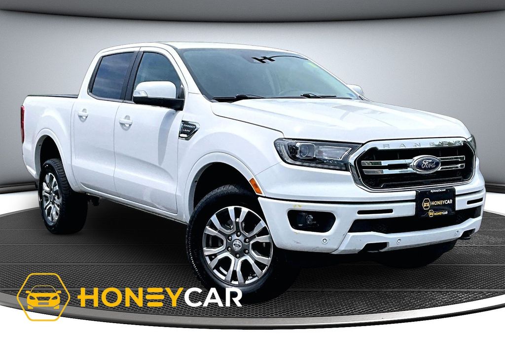 Oxford White 2020 Ford Ranger Lariat SuperCrew RWD Pickup Truck 4X2 Automatic