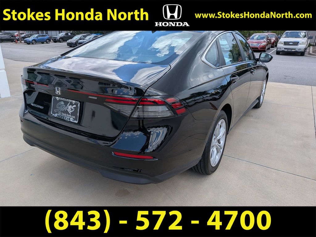 2025 Honda Accord LX Black at Stokes Honda North