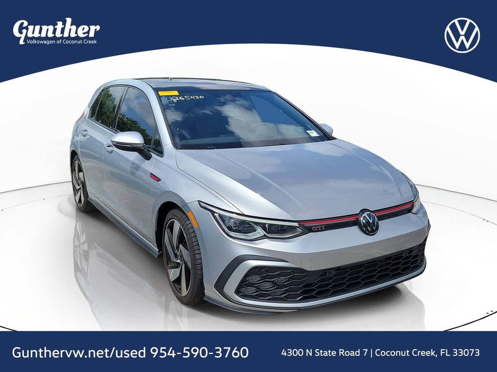 Reflex Silver Metallic 2023 Volkswagen Golf GTI Hatchback Front-Wheel Drive 7-Speed Dual Clutch