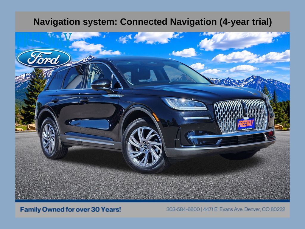 Infinite Black Metallic Clearcoat 2025 Lincoln Corsair SUV / Crossover All-Wheel Drive 8-Speed Automatic