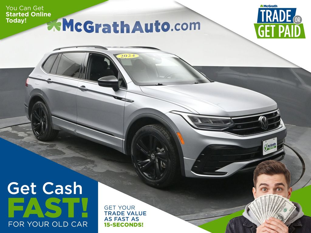Pyrite Silver Metallic 2024 Volkswagen Tiguan SUV / Crossover All-Wheel Drive 8-Speed Automatic