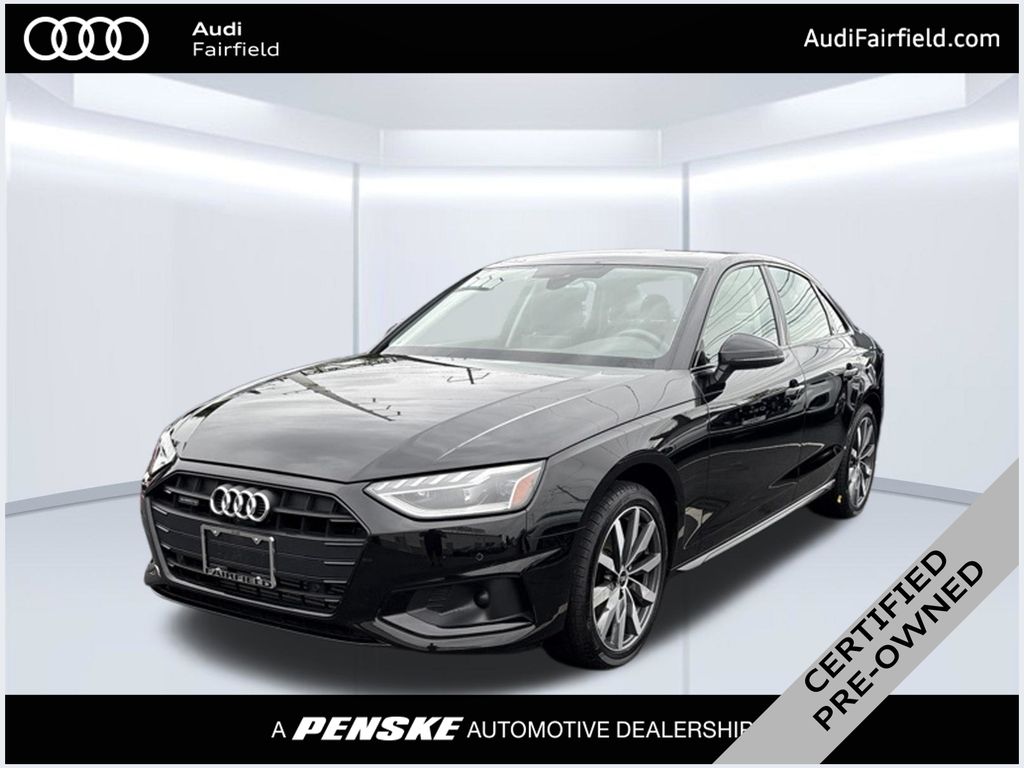 Mythos Black Metallic 2023 Audi A4 Sedan All-Wheel Drive 7-Speed Automatic