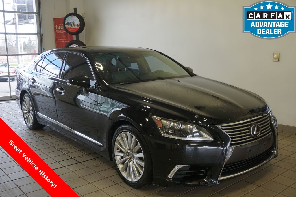 Black (Obsidian) 2014 Lexus LS 460 L AWD Sedan All-Wheel Drive 8-Speed Automatic