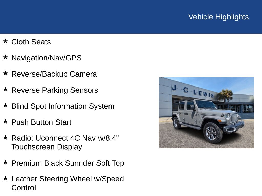 2018 Jeep Wrangler Unlimited Sahara 4x4