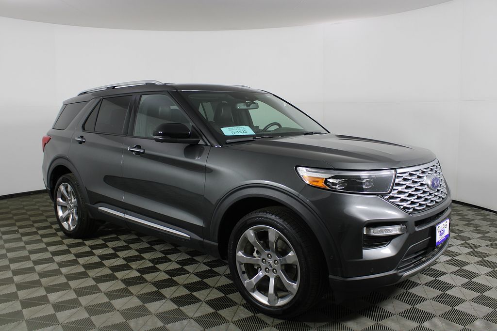 Gray (Magnetic) 2020 Ford Explorer Platinum AWD SUV / Crossover All-Wheel Drive Automatic