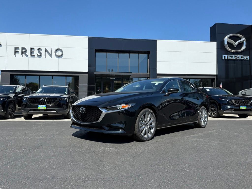Jet Black 2026 Mazda MAZDA3 Sedan Front-Wheel Drive 6-Speed Automatic