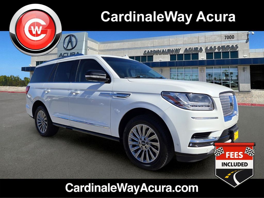 White 2021 Lincoln Navigator SUV / Crossover Four-Wheel Drive Automatic