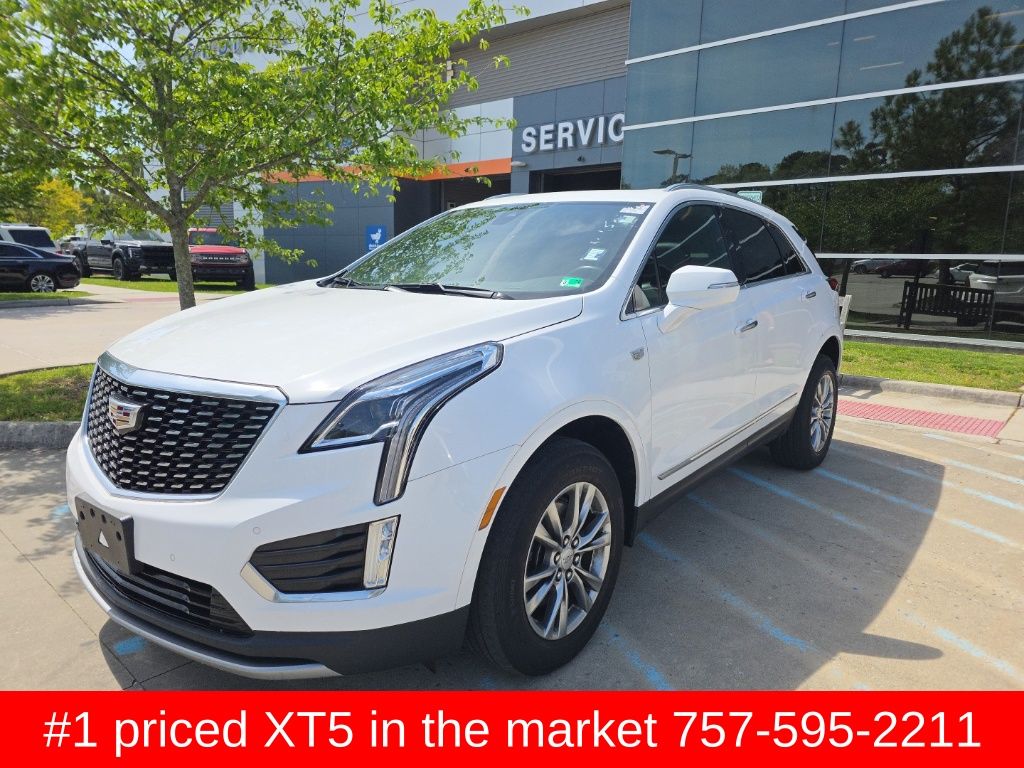 Crystal White Tricoat 2021 Cadillac XT5 Premium Luxury FWD SUV / Crossover Front-Wheel Drive 9-Speed Automatic