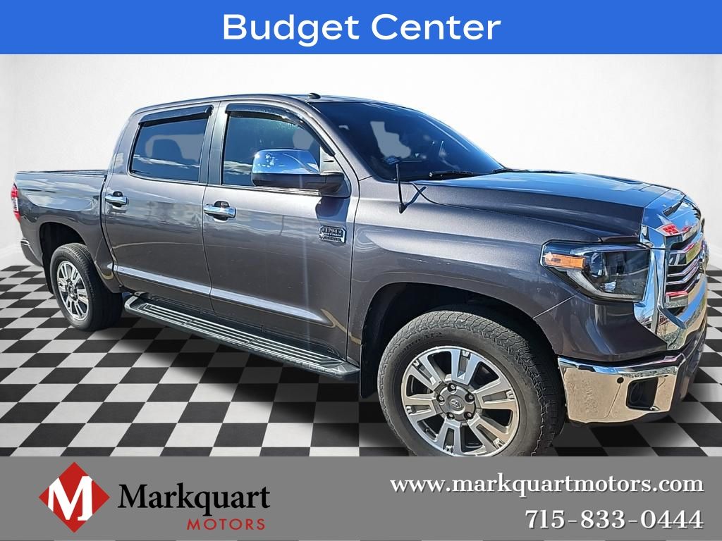 Magnetic Gray Metallic 2016 Toyota Tundra 1794 CrewMax 5.7L FFV 4WD Pickup Truck Four-Wheel Drive 6-Speed Automatic Overdrive