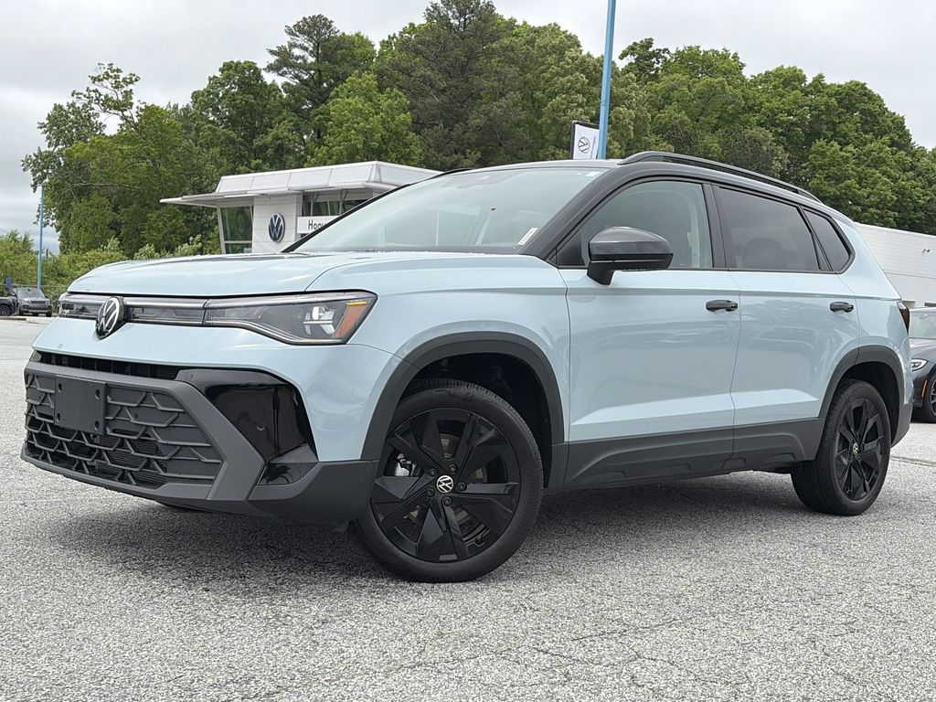 Deep Black 2025 Volkswagen Taos SE Black FWD SUV / Crossover Front-Wheel Drive 8-Speed Automatic